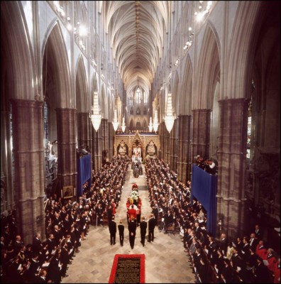 13 Funeral of Princess Diana, Westminster Abbey, London, 1997