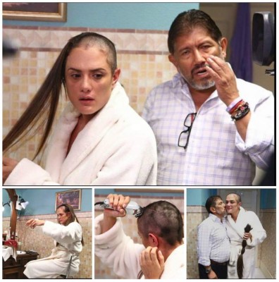 Betty Monroe de Sueño de Amor ya se rapó la cabeza