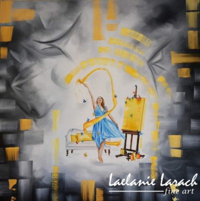 Laelanie Larach: El océano y el trópico inspiran a esta pintora hondureña