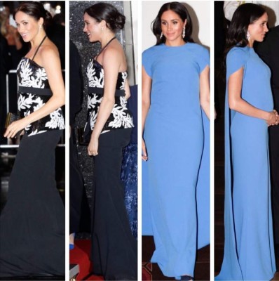 Meghan Markle luce su embarazo con atrevido look