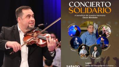 El violinista Ángel Ríos será parte de los artistas que deleitarán a los asistentes con sus interpretaciones. Vale resaltar que habrá venta de alimentos y bebidas; el cien por ciento de los fondos recaudados van para Óscar Bardales.