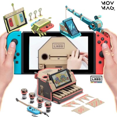 Nintendo lanza accesorios de cartón para la consola Switch