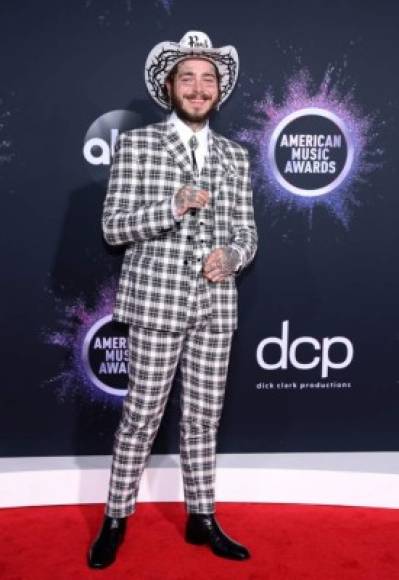 LOS ANGELES, CALIFORNIA - NOVEMBER 24: Post Malone attends the 2019 American Music Awards at Microsoft Theater on November 24, 2019 in Los Angeles, California. Rich Fury/Getty Images/AFP