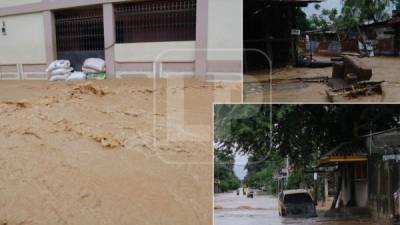 El sector Chamelecón, ubicado en la zona norte de Honduras, nuevamente sufrió por las inundaciones esta vez a causa de la depresión tropical Iota. FOTOS: Isaí Nathanael Díaz.