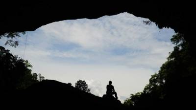 40 metros de altura tiene el cerro conocido como el muro de piedra, que se ubica en el cerro El Calichal y al pie de una de las cuevas.