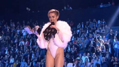 Miley Cyrus en los premios MTV Europa 2013.