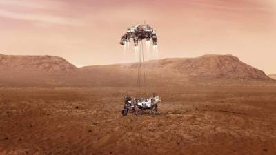 El rover Perseverance logró aterrizar en Marte y se apresta a buscar vida alienígena./