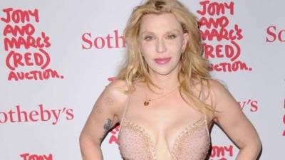 La controversial Courtney Love.