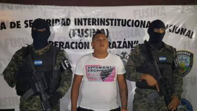 José Luis Oseguera López fue capturado en el sector de El Picachito de Tegucigalpa.