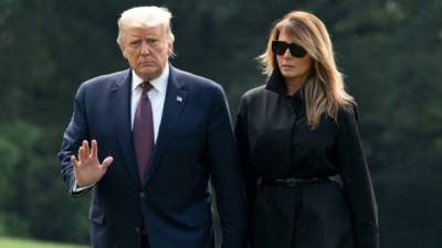 Stephanie Grisham era la portavoz de Melania y Trump en la Casa Blanca./AFP.