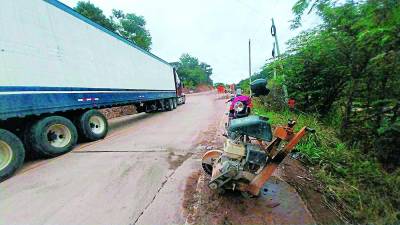 El año pasado ya iniciaron otros trabajos de reparación tanto en la CA-4 como en la carretera a Copán Ruinas.