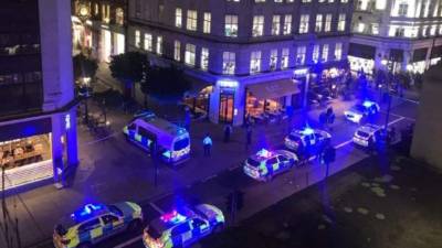 El conductor del taxi fue detenido en la escena.// Foto redes.