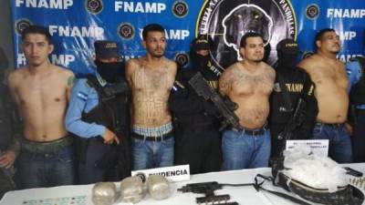 Uno de los detenidos fue identificado como sicario de la estructura criminal MS-13.