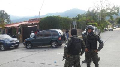 Las autoridades allanaron una vivienda en la colonia Trejo de San Pedro Sula en donde se suponía estaba Mario Zelaya Palencia.