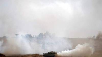 El Ejército israelí lanzó un ataque contra objetivos iraníes en Siria en respuesta a la entrada de un dron en su territorio.