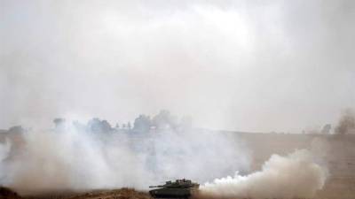 El Ejército israelí lanzó un ataque contra objetivos iraníes en Siria en respuesta a la entrada de un dron en su territorio.