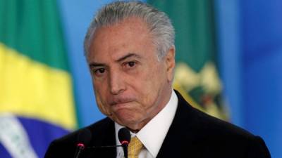 Michel Temer presidente de Brasil.