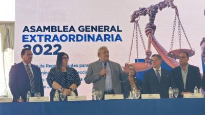 Olban Valladares y Helui Castillo, representantes del Cohep ante la Junta Nominadora.