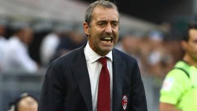 Giampaolo, de 52 años, sustituyó el pasado verano europeo al antiguo jugador del club Gennaro Gattuso.