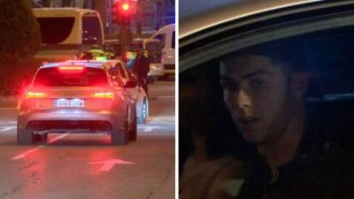 Cristiano Ronaldo cometió una infracción de tránsito grave y quedó en evidencia.
