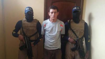 Franklin Cáceres (20), acusado de extorsión.
