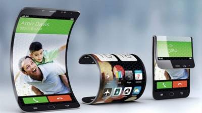 Samsung desarrolla una tecnología flexible para usar en el modelo anunciado, como se ilustra en esta imagen conceptual.
