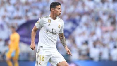 James Rodríguez ha sido marginado en el Real Madrid. Foto AFP.