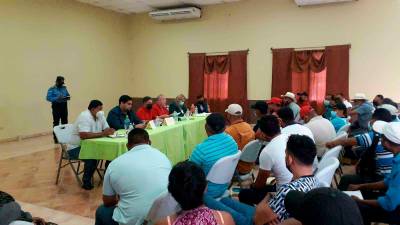 Comisión del Gobierno se reunió ayer en Tocoa con inversionistas de la palma, el miércoles lo hizo con los campesinos.