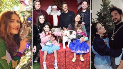 A pesar que el 2020 ha sido un año complicado los famosos se dieron el tiempo para relajarse, lucir coloridos atuendos y compartir en redes sociales cómo festejaron esta Navidad.