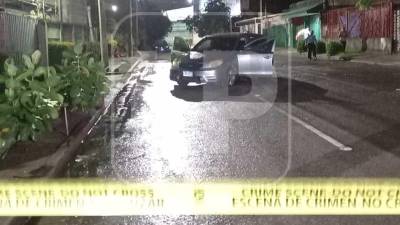 Vehículo en el que se conducía Miguel Antonio Rodríguez Santos.