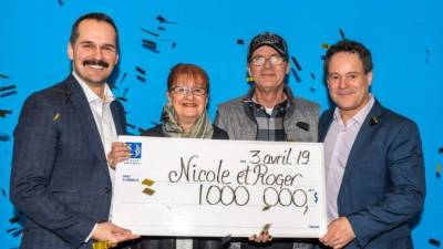 Era un boleto de lotería que la pareja había comprado el año pasado por el Día de San Valentín.