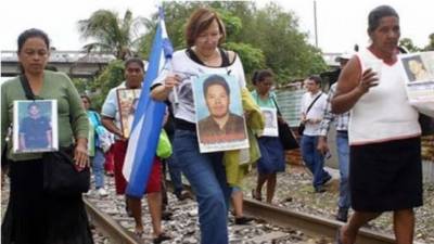 Al menos 45 mujeres de origen centroamericano integran la Caravana de Migrantes que este 2013. Foto cortesía de tabascohoy.com