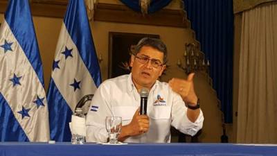 El presidente Juan Orlando Hernández asegura que nadie está por encima de la ley.