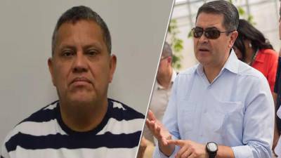 Composición fotográfica de Geovanny Fuentes y Juan Orlando Hernández.