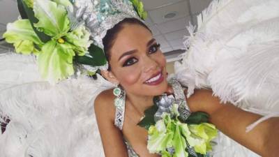 Sirey Morán se encuentra representando a Honduras en el Miss Universo.