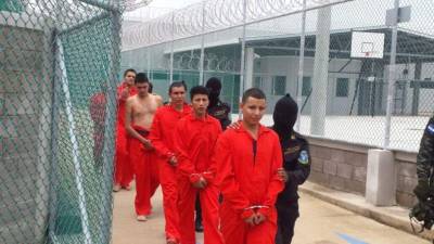 Imagen de privados de libertad en El Pozo II en Morocelí, El Paraíso. Imagen de archivo.