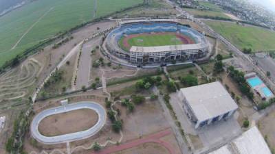 El Complejo Olímpico de San Pedro Sula luce nítido para el evento deportivo.