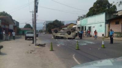 Afortunadamente solo dos pasajeros sufrieron lesiones leves.