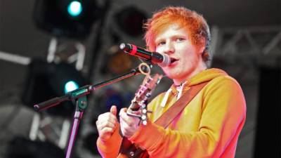 El cantante Ed Sheeran.