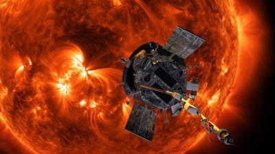 Impresión artística de la sonda solar Parker aproximándose al Sol.EFE