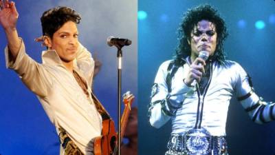 Prince y Michael Jackson.