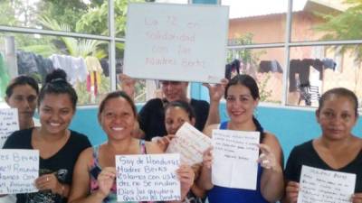 Las madres centroamericanas albergadas en la casa de refugio La 72 en México apoyan la huelga de las madres detenidas en EUA.