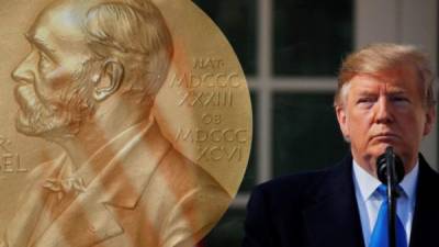 Trump fue nominado al premio Nobel de la Paz por su intervención de restaurar la tranquilidad en Medio Oriente.
