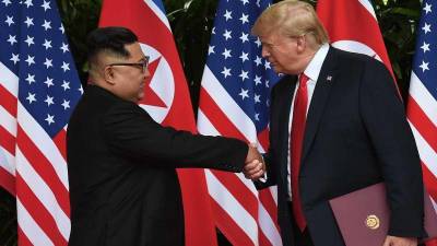 Trump alardeó que Kim Jong Un le había escrito “preciosas cartas de amor” durante las negociaciones entre EEUU y Corea del Norte.