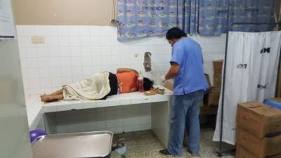 María Moreno se recupera en la sala de emergencias del Hospital Santa Bárbara Integrado.