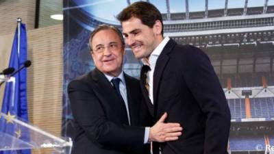 Florentino Pérez tuvo palabras de elogio para Iker Casillas.