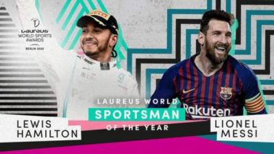 El piloto Lewis Hamilton y Lionel Messi se quedaron con el trofeo al mejor deportista.