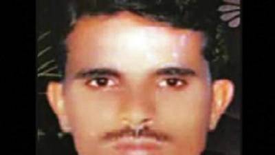 Fotografía del exsoldado indio Dramaveer Singh.