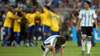Los brasileños fueron los campeones en la edición del 2007, Messi sufrió dicha final.