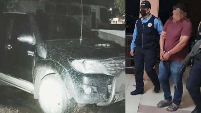 En la camioneta eran transportados una decena de cubanos.